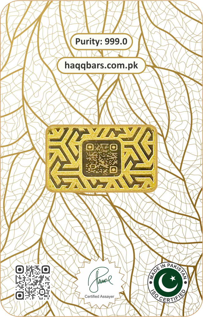 Premium Gold Bar 2 Tola Back View